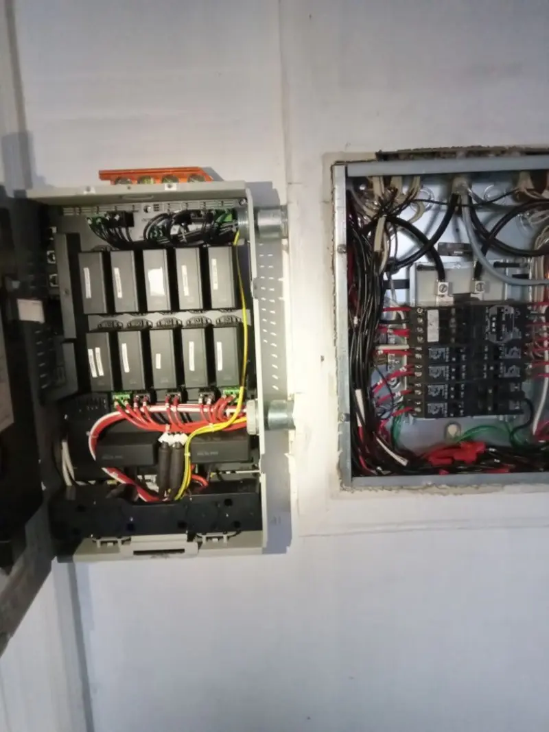 Electrical panel upgrade completed for Security Camera Wiring in Frostproof